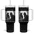 Funny Cat Tumbler With Handle I Do Not Think Therefore I Do Not Am Goth Emo Grunge Witchy TS10 One Size: 40 oz Black Print Your Wear