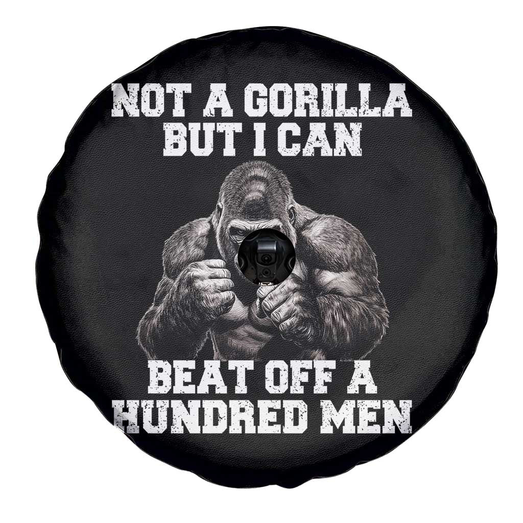 Funny Internet Meme Spare Tire Cover Not A Gorilla But I Can Beat Off 100 Men TS10 Print Your Wear