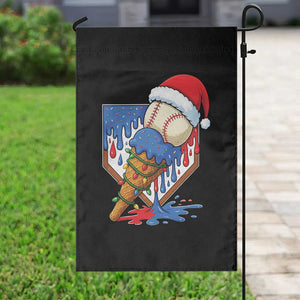 Christmas Baseball Ice Cream Drip Garden Flag Santa Sports Player Xmas Light Boys Baseball Bat TS10 Print Your Wear