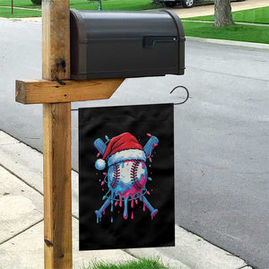 Christmas Baseball Ice Cream Drip Garden Flag Santa Sports Xmas Light Boys Sprinkles Baseball Bat TS10 Print Your Wear