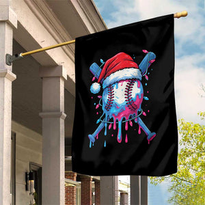 Christmas Baseball Ice Cream Drip Garden Flag Santa Sports Xmas Light Boys Sprinkles Baseball Bat TS10 Print Your Wear