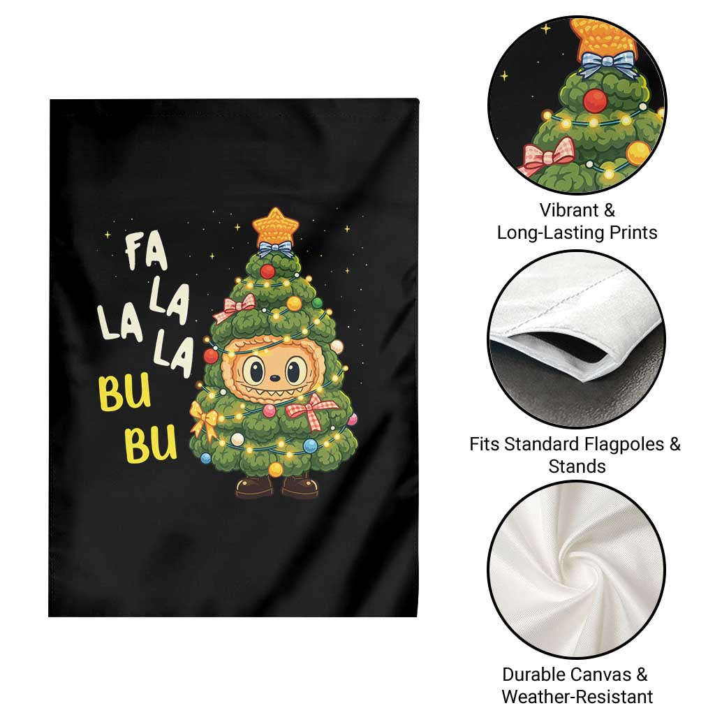 Funny Christmas Garden Flag Fa La La La Bu Bu Xmas Song Kawaii Bubu TS10 Print Your Wear