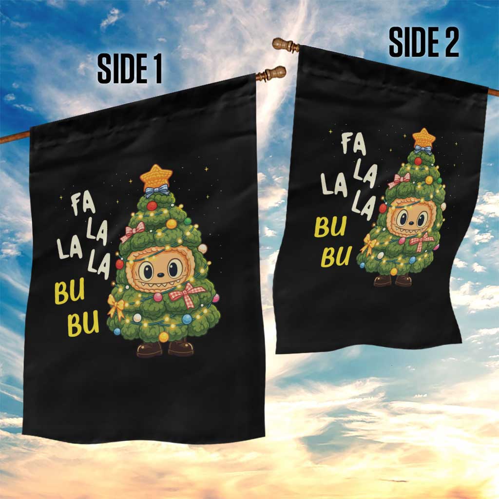 Funny Christmas Garden Flag Fa La La La Bu Bu Xmas Song Kawaii Bubu TS10 Print Your Wear