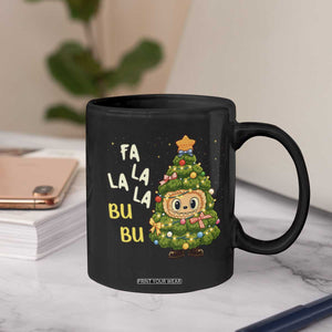 Funny Christmas Coffee Mug Fa La La La Bu Bu Xmas Song Kawaii Bubu TS10 Print Your Wear