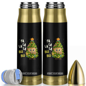 Funny Christmas Bullet Tumbler Fa La La La Bu Bu Xmas Song Kawaii Bubu TS10 Black Print Your Wear