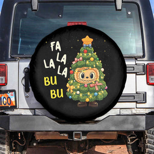Funny Christmas Spare Tire Cover Fa La La La Bu Bu Xmas Song Kawaii Bubu TS10 No hole Black Print Your Wear
