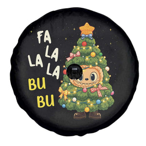 Funny Christmas Spare Tire Cover Fa La La La Bu Bu Xmas Song Kawaii Bubu TS10 Print Your Wear