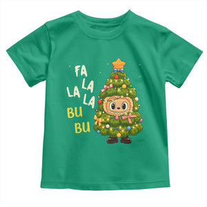 Funny Christmas Toddler T Shirt Fa La La La Bu Bu Xmas Song Kawaii Bubu TS10 Irish Green Print Your Wear
