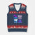Bruh Its My Birthday V-Neck Knit Sweater Vest Italian Brainrot Meme Family Party Bday Los Tralaleritos TS10 Navy Red Print Your Wear