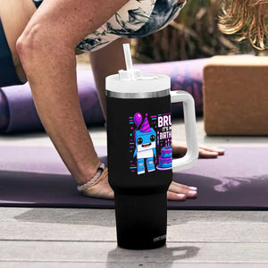 Bruh Its My Birthday Tumbler With Handle Italian Brainrot Meme Family Party Bday Los Tralaleritos TS10 Print Your Wear