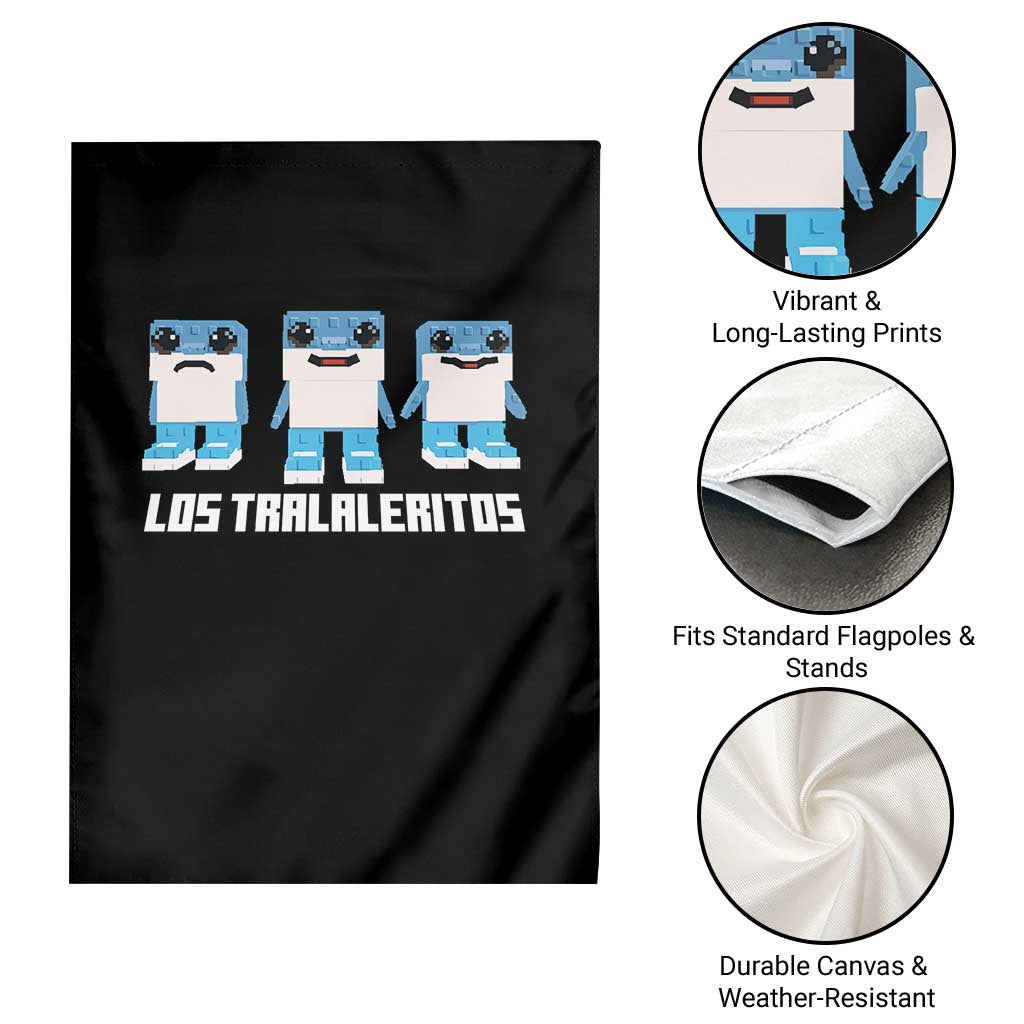 Italian Brainrot Meme Shark Garden Flag Tralalero Tralala Los Tralaleritos Funny Animals TS10 Print Your Wear