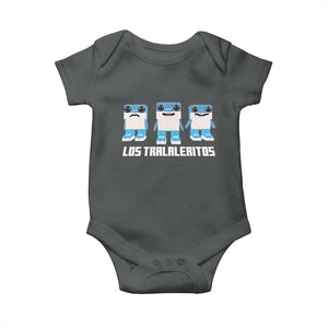 Italian Brainrot Meme Shark Baby Onesie Tralalero Tralala Los Tralaleritos Funny Animals TS10 Dark Heather Print Your Wear