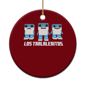 Italian Brainrot Meme Shark Ceramic Ornament Tralalero Tralala Los Tralaleritos Funny Animals TS10 1pc Red Print Your Wear