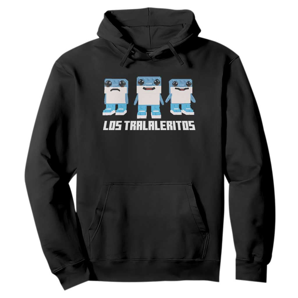 Italian Brainrot Meme Shark Hoodie Tralalero Tralala Los Tralaleritos Funny Animals TS10 Black Print Your Wear