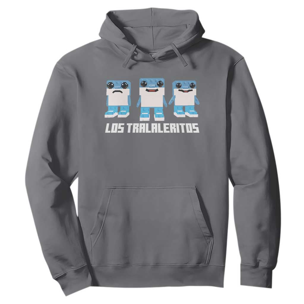 Italian Brainrot Meme Shark Hoodie Tralalero Tralala Los Tralaleritos Funny Animals TS10 Charcoal Print Your Wear