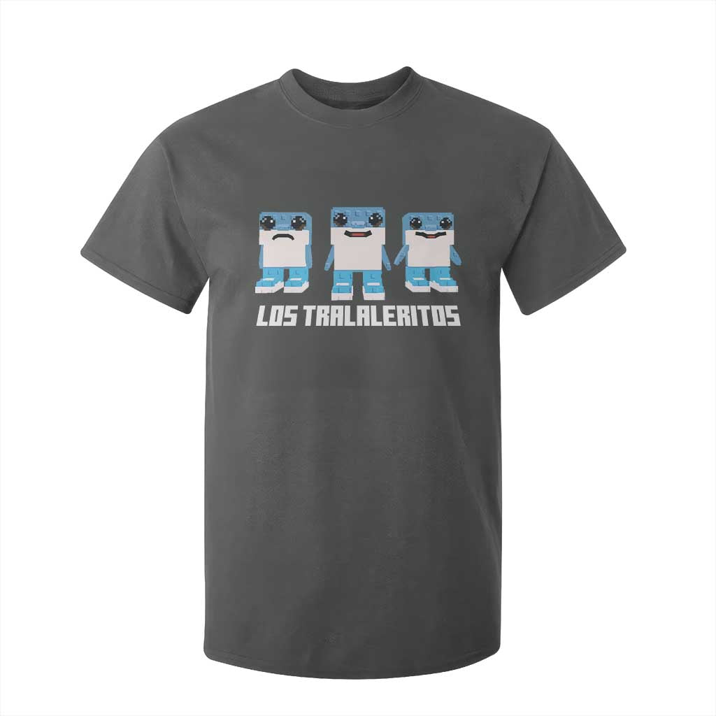 Italian Brainrot Meme Shark T Shirt For Kid Tralalero Tralala Los Tralaleritos Funny Animals TS10 Dark Heather Print Your Wear