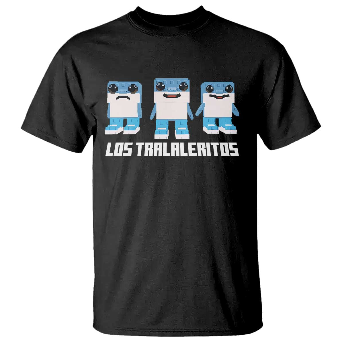 Italian Brainrot Meme Shark T Shirt Tralalero Tralala Los Tralaleritos Funny Animals TS10 Black Print Your Wear