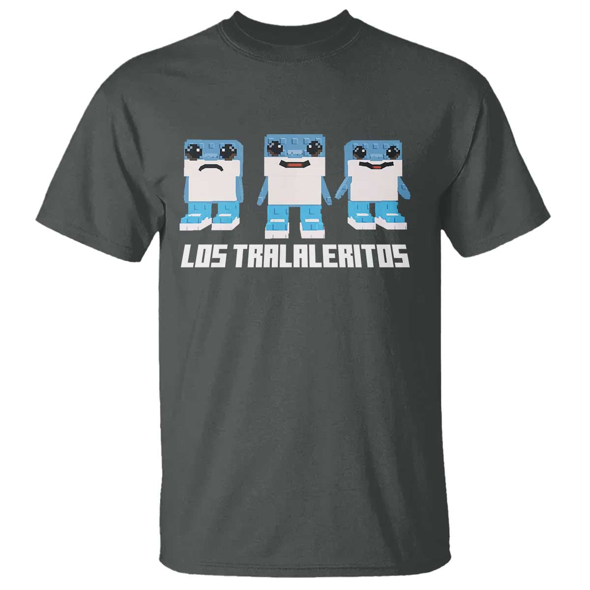 Italian Brainrot Meme Shark T Shirt Tralalero Tralala Los Tralaleritos Funny Animals TS10 Dark Heather Print Your Wear