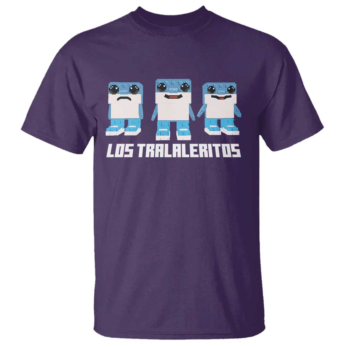 Italian Brainrot Meme Shark T Shirt Tralalero Tralala Los Tralaleritos Funny Animals TS10 Purple Print Your Wear