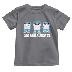 Italian Brainrot Meme Shark Toddler T Shirt Tralalero Tralala Los Tralaleritos Funny Animals TS10 Charcoal Print Your Wear
