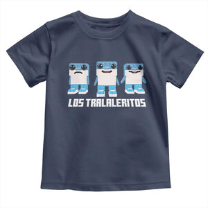 Italian Brainrot Meme Shark Toddler T Shirt Tralalero Tralala Los Tralaleritos Funny Animals TS10 Navy Print Your Wear
