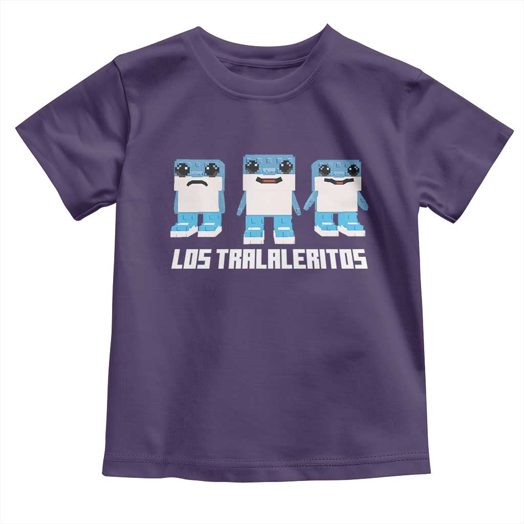 Italian Brainrot Meme Shark Toddler T Shirt Tralalero Tralala Los Tralaleritos Funny Animals TS10 Purple Print Your Wear