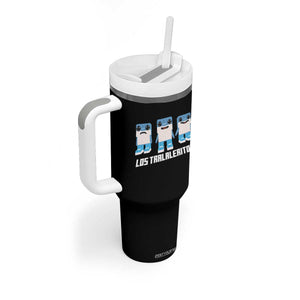 Italian Brainrot Meme Shark Tumbler With Handle Tralalero Tralala Los Tralaleritos Funny Animals TS10 Print Your Wear