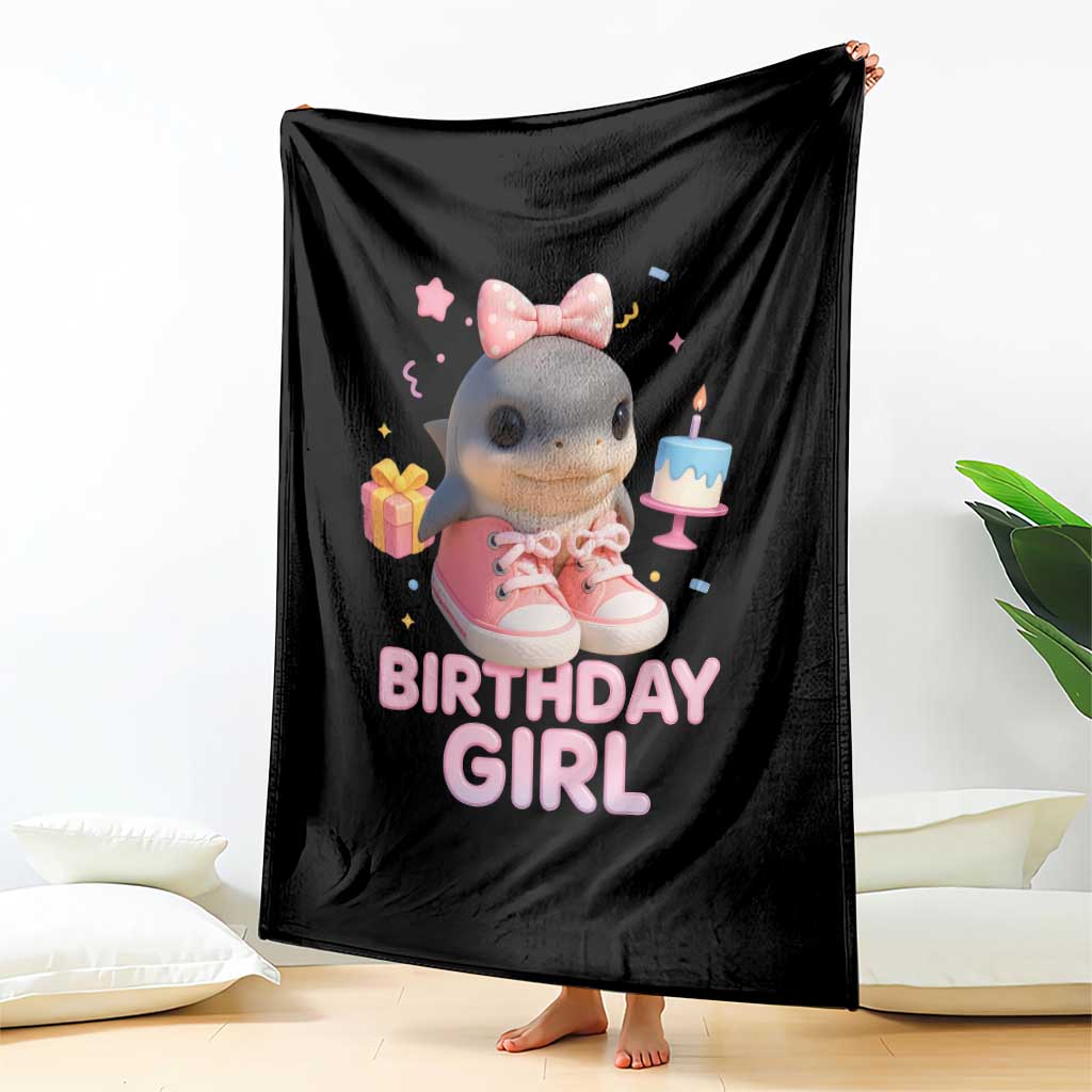Birthday Girl Throw Blanket Italian Brainrot Meme Party Funny Las Tralaleritas TS10 Print Your Wear
