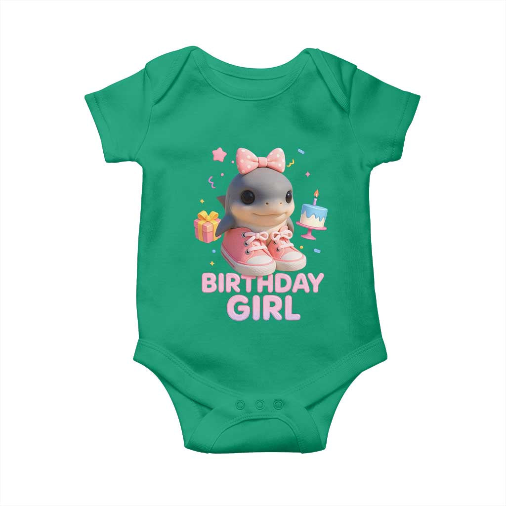 Birthday Girl Baby Onesie Italian Brainrot Meme Party Funny Las Tralaleritas TS10 Irish Green Print Your Wear