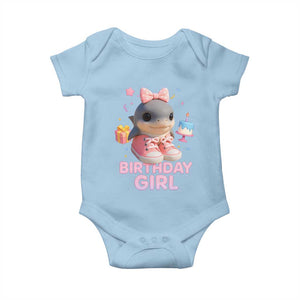 Birthday Girl Baby Onesie Italian Brainrot Meme Party Funny Las Tralaleritas TS10 Light Blue Print Your Wear