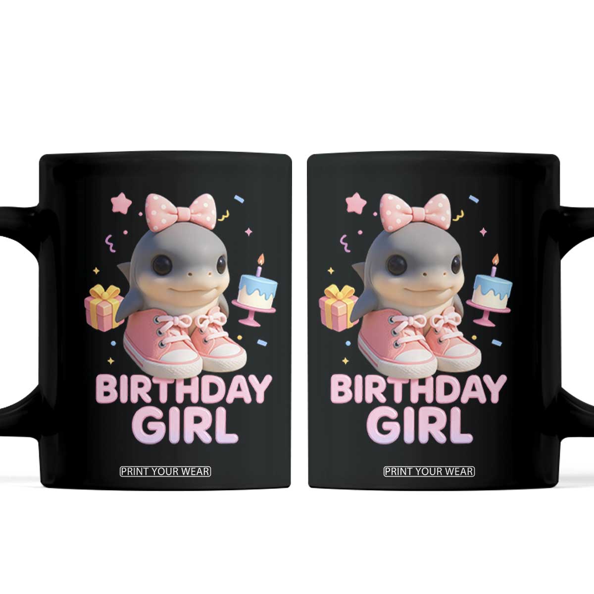 Birthday Girl Coffee Mug Italian Brainrot Meme Party Funny Las Tralaleritas TS10 Black Print Your Wear