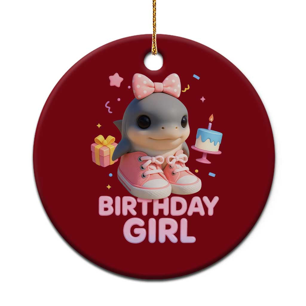Birthday Girl Ceramic Ornament Italian Brainrot Meme Party Funny Las Tralaleritas TS10 1pc Red Print Your Wear