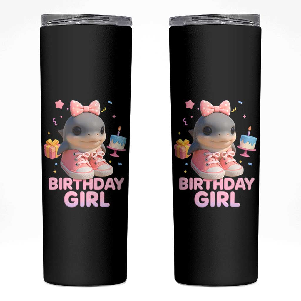 Birthday Girl Skinny Tumbler Italian Brainrot Meme Party Funny Las Tralaleritas TS10 Black Print Your Wear