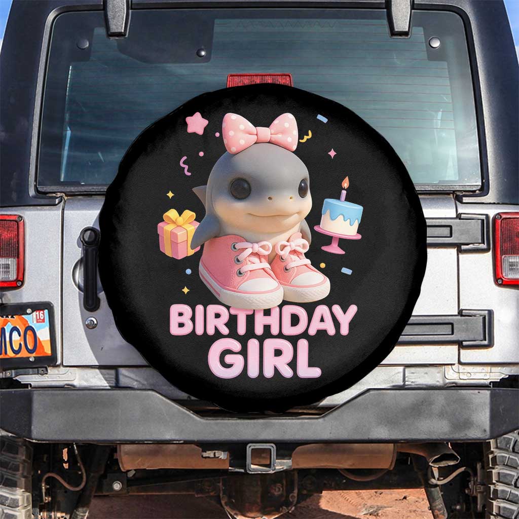 Birthday Girl Spare Tire Cover Italian Brainrot Meme Party Funny Las Tralaleritas TS10 No hole Black Print Your Wear