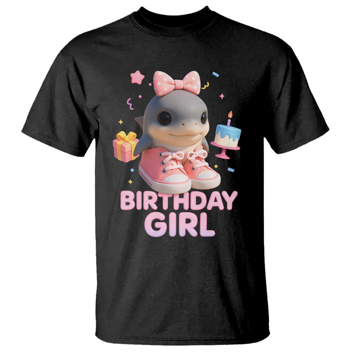 Birthday Girl T Shirt Italian Brainrot Meme Party Funny Las Tralaleritas TS10 Black Print Your Wear