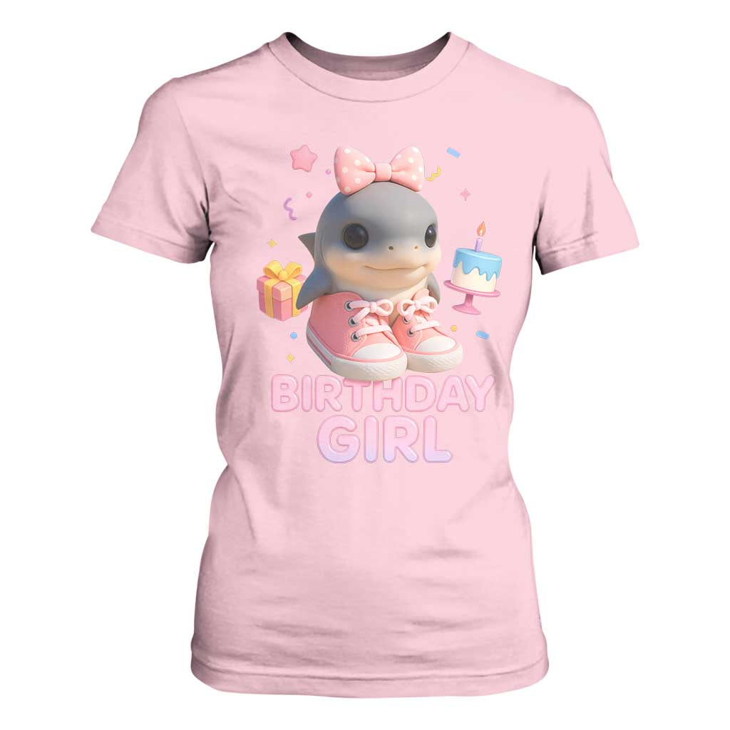 Birthday Girl T Shirt For Women Italian Brainrot Meme Party Funny Las Tralaleritas TS10 Light Pink Print Your Wear