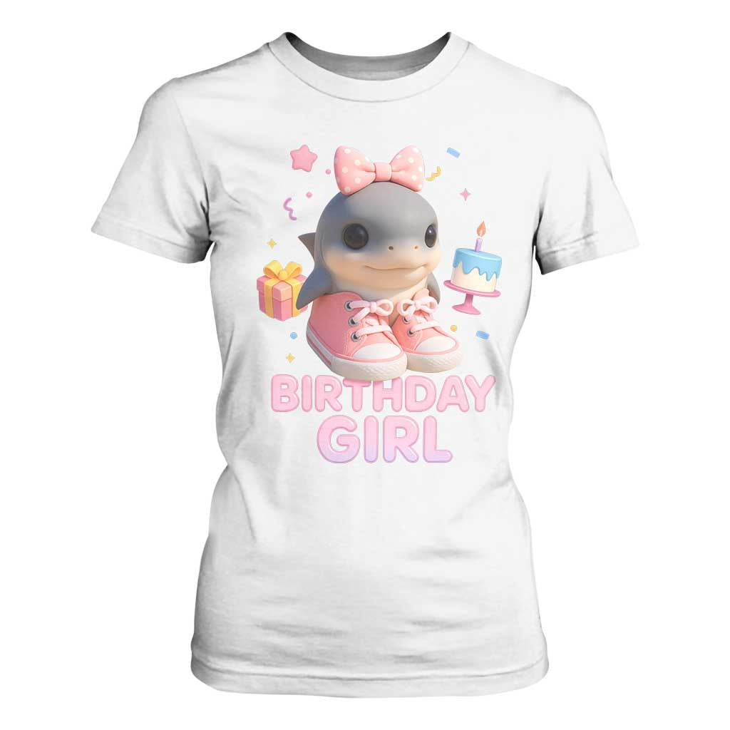 Birthday Girl T Shirt For Women Italian Brainrot Meme Party Funny Las Tralaleritas TS10 White Print Your Wear