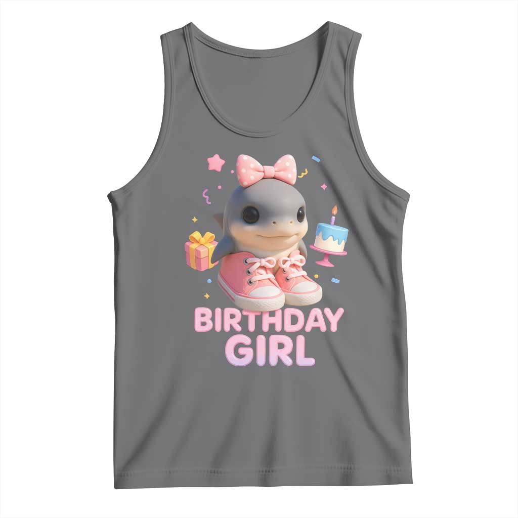 Birthday Girl Tank Top Italian Brainrot Meme Party Funny Las Tralaleritas TS10 Black Heather Print Your Wear