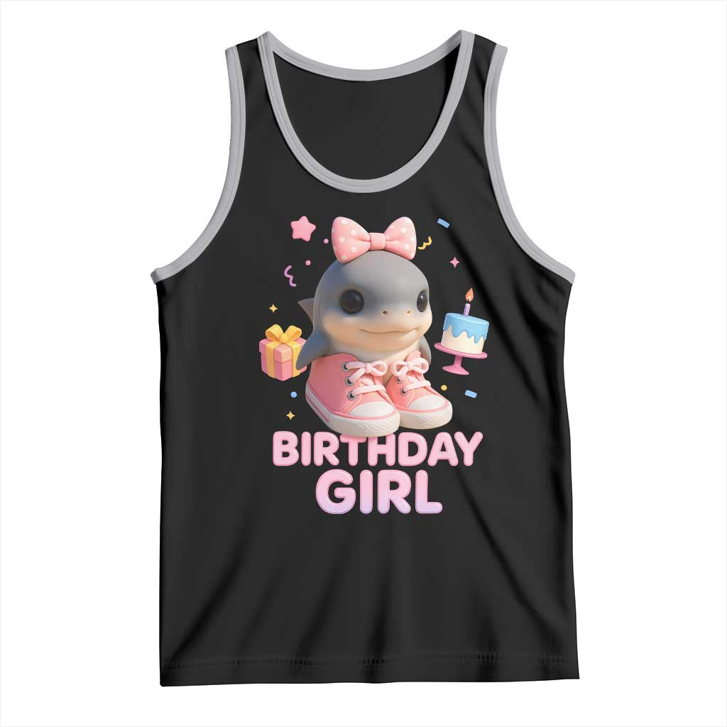 Birthday Girl Tank Top Italian Brainrot Meme Party Funny Las Tralaleritas TS10 Black Athletic Heather Print Your Wear