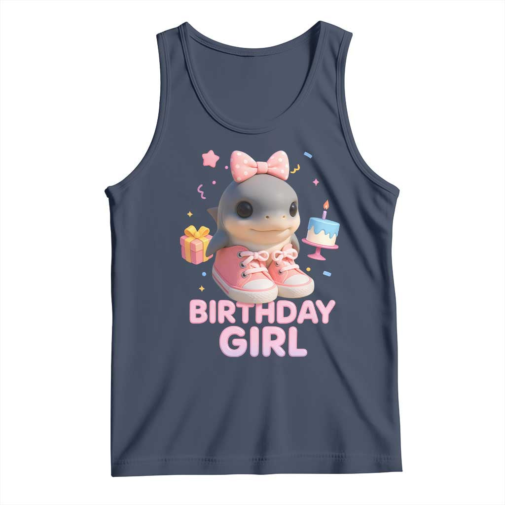 Birthday Girl Tank Top Italian Brainrot Meme Party Funny Las Tralaleritas TS10 Navy Print Your Wear