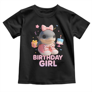Birthday Girl Toddler T Shirt Italian Brainrot Meme Party Funny Las Tralaleritas TS10 Black Print Your Wear