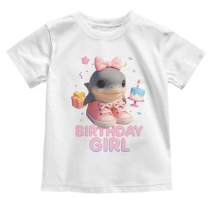 Birthday Girl Toddler T Shirt Italian Brainrot Meme Party Funny Las Tralaleritas TS10 White Print Your Wear