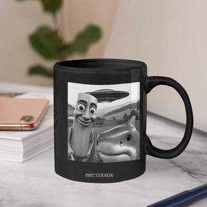 Funny Italian Brainrot Meme Coffee Mug Funny Tung Tung Tung Sahur Tralalero Tralala Selfie TS10 Print Your Wear