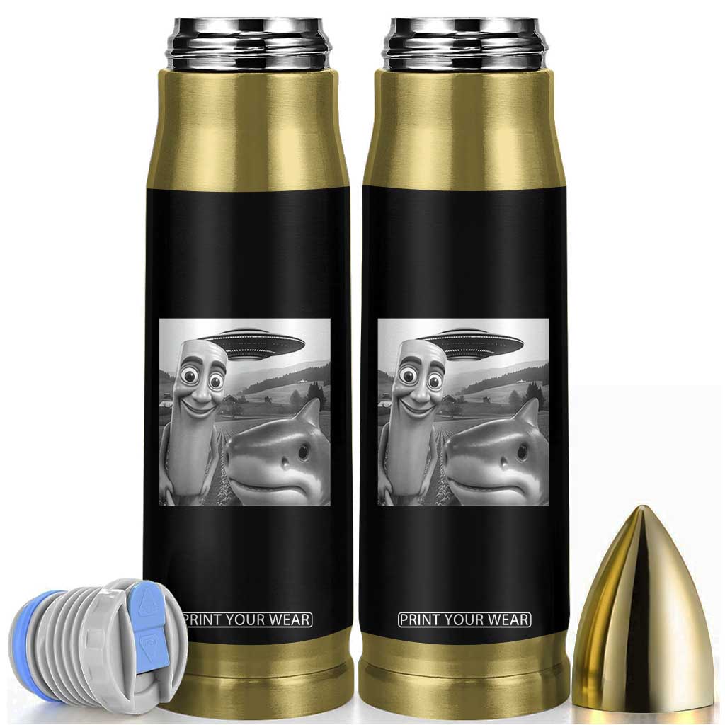 Funny Italian Brainrot Meme Bullet Tumbler Funny Tung Tung Tung Sahur Tralalero Tralala Selfie TS10 Black Print Your Wear