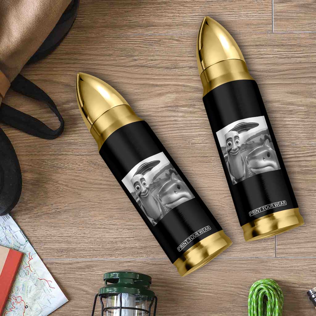 Funny Italian Brainrot Meme Bullet Tumbler Funny Tung Tung Tung Sahur Tralalero Tralala Selfie TS10 Print Your Wear