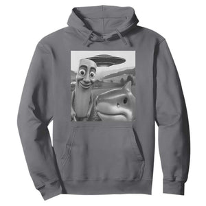 Funny Italian Brainrot Meme Hoodie Funny Tung Tung Tung Sahur Tralalero Tralala Selfie TS10 Charcoal Print Your Wear