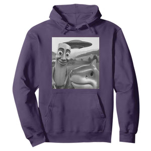 Funny Italian Brainrot Meme Hoodie Funny Tung Tung Tung Sahur Tralalero Tralala Selfie TS10 Purple Print Your Wear
