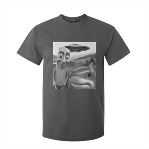 Funny Italian Brainrot Meme T Shirt For Kid Funny Tung Tung Tung Sahur Tralalero Tralala Selfie TS10 Dark Heather Print Your Wear