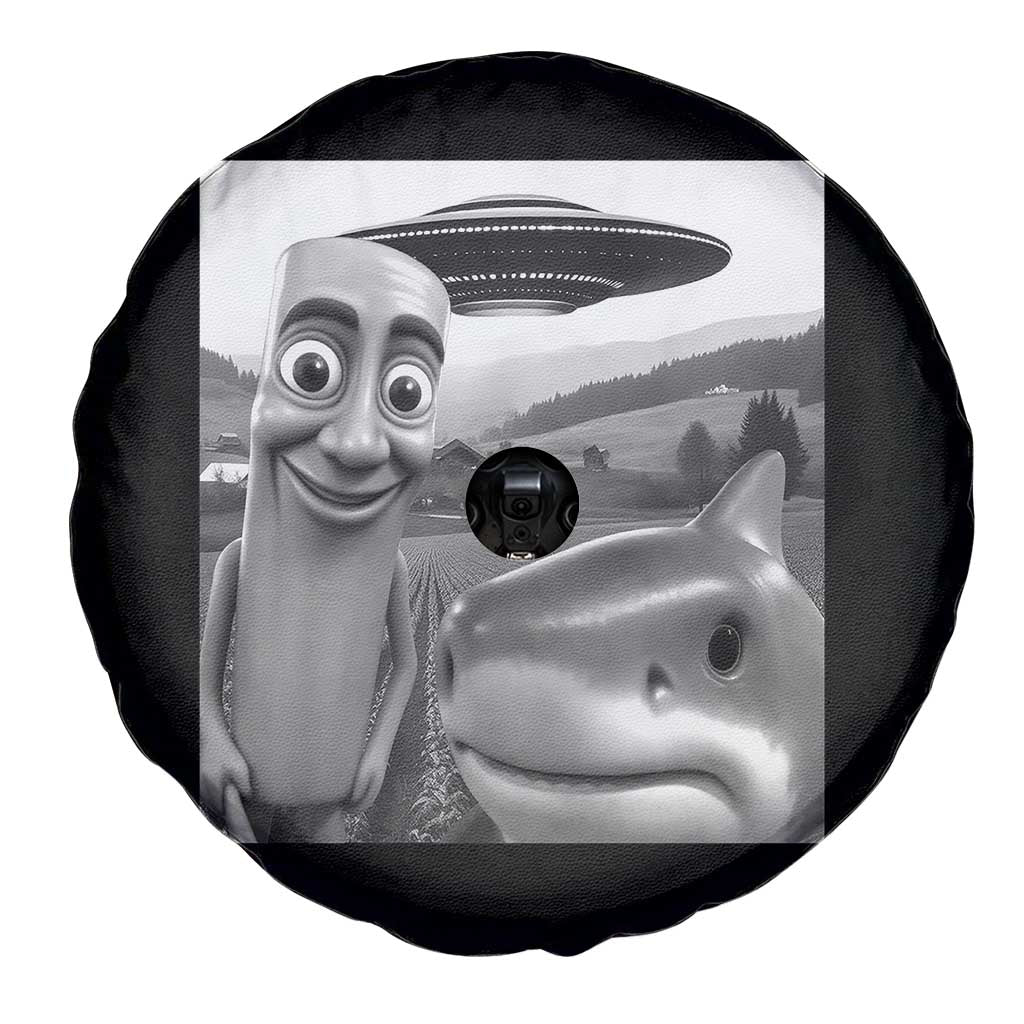 Funny Italian Brainrot Meme Spare Tire Cover Funny Tung Tung Tung Sahur Tralalero Tralala Selfie TS10 Print Your Wear