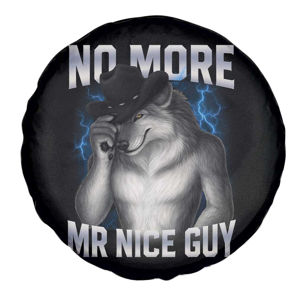 Funny Alpha Wolf Spare Tire Cover No More Mr Nice Guy Unhinged Brainrot Meme Vintage Bootleg TS10 Print Your Wear